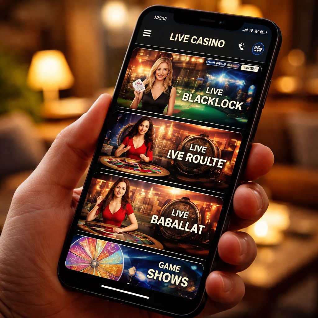 11KKK live casino games running on mobile device
